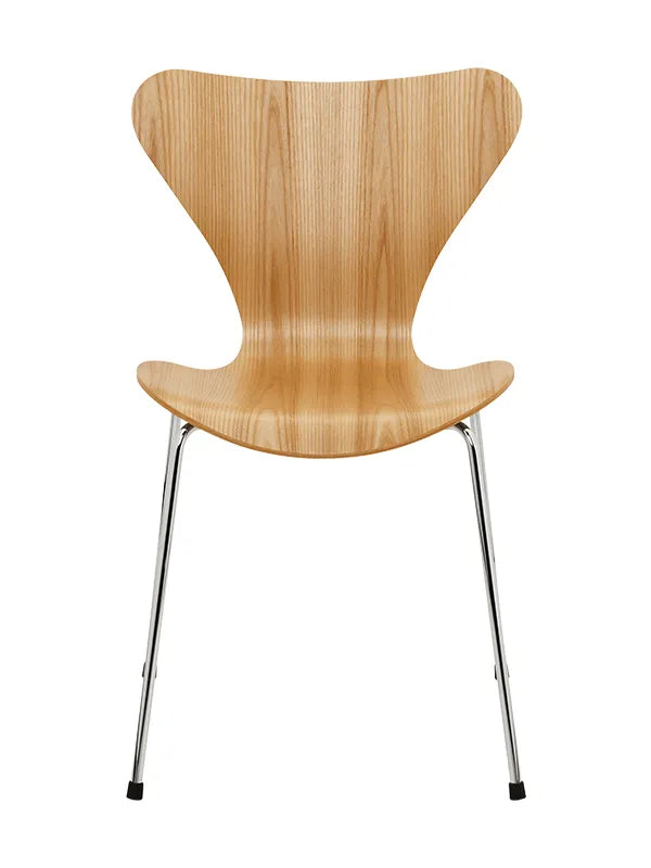 3107 Serie 7 Stuhl, Naturfurnier von Arne Jacobsen - Ulme - Jacobsen Plus