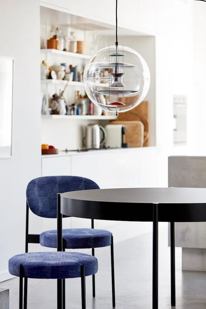 Serie 430 spisestol, sort af Verner Panton