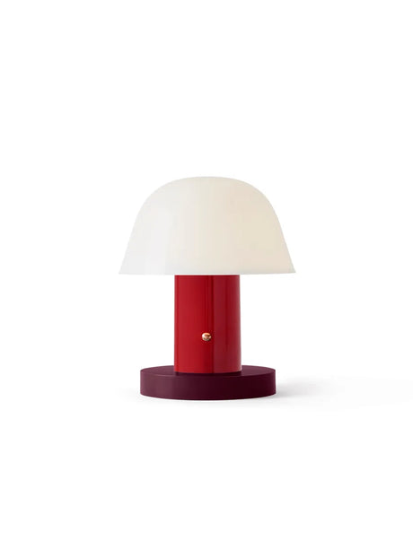Setago Tischleuchte von &Tradition - Maroon & Grape - Jacobsen Plus