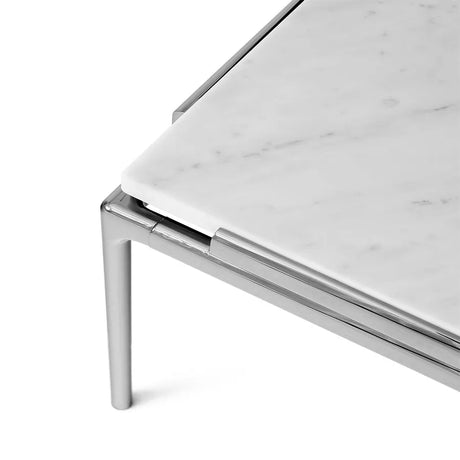 Sett LN11 Beistelltisch, Bianco Carrara Marble/ Dark Chrome von &Tradition - 3 - Jacobsen Plus