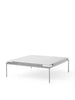 Sett LN13 Sofabord, bianco carrara marble / dark chrome fra &Tradition