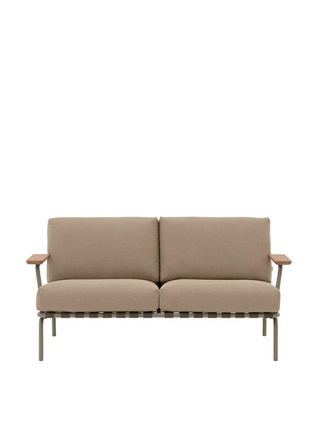 Settle Outdoor Sofa, 2-Sitzer von Muuto - Dunkelgrün - Jacobsen Plus