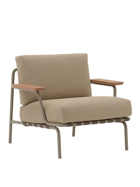 Settle Outdoor Lounge Chair von Muuto - Taupe - Jacobsen Plus