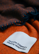 Franja Plaid, green/orange fra Silkeborg Uldspinderi - 2 - Jacobsen Plus