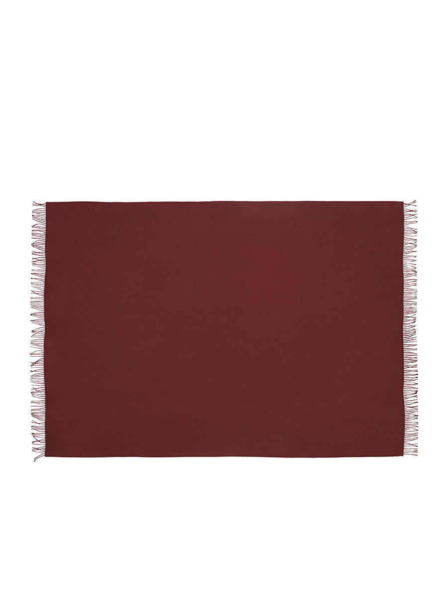 Lima Decke, beetroot von Silkeborg Uldspinderi