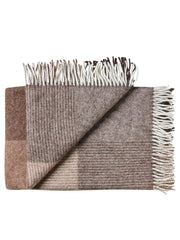 Oxford Plaid, Shades Brown fra Silkeborg Uldspinderi