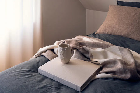 Santa Fe Decke, walnut brown von Silkeborg Uldspinderi - 3 - Jacobsen Plus
