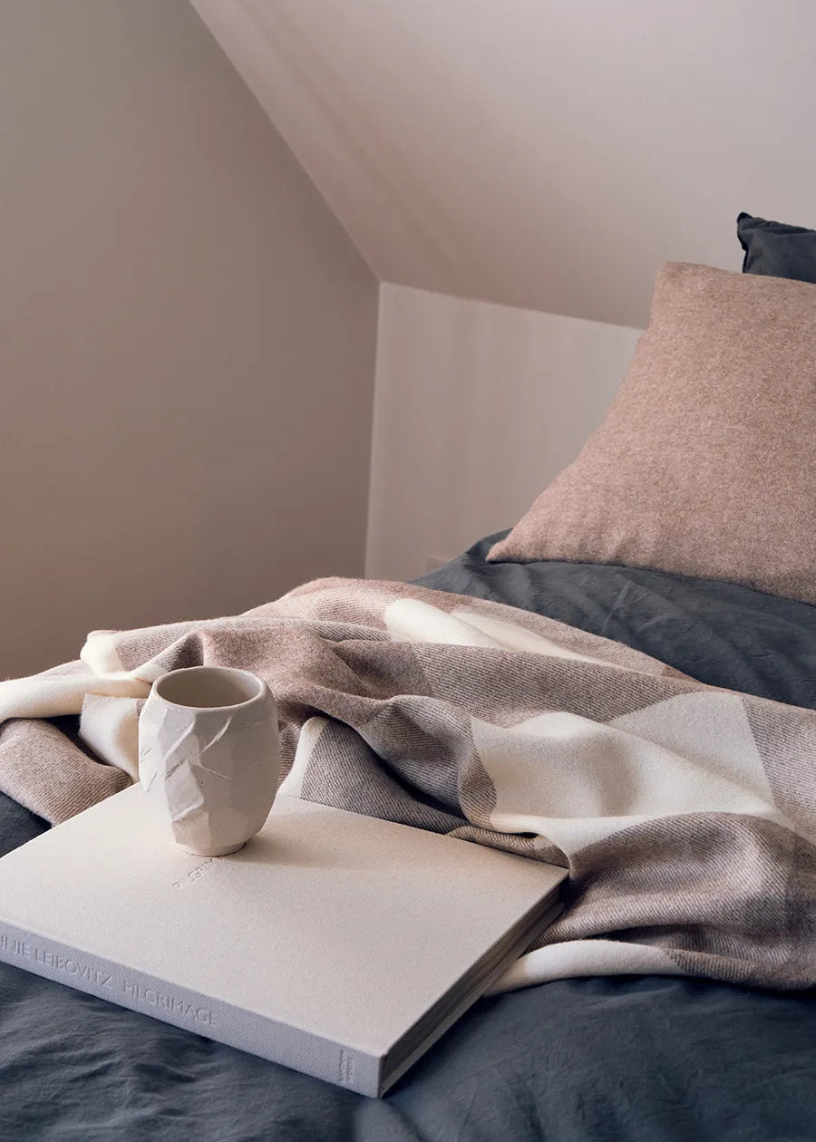 Santa Fe Plaid, walnut brown fra Silkeborg Uldspinderi
