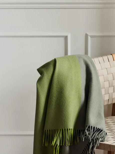 Secret Plaid, lime/moos von Silkeborg Uldspinderi - 3 - Jacobsen Plus