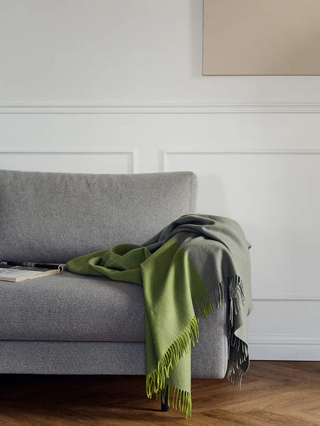 Secret Plaid, lime/moos von Silkeborg Uldspinderi - 4 - Jacobsen Plus
