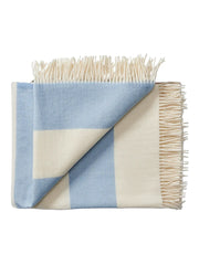 The Sweater Decke, blau von Silkeborg Uldspinderi