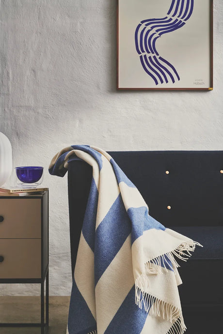 The Sweater Plaid, cobalt von Silkeborg Uldspinderi - 3 - Jacobsen Plus