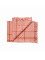 Warp & Weft Decke, coral/amber von Silkeborg Uldspinderi