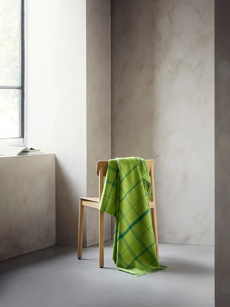 Warp & Weft Decke, lime/grass von Silkeborg Uldspinderi - 3 - Jacobsen Plus