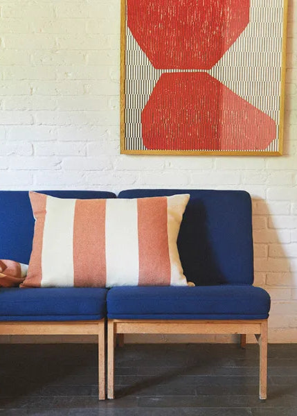 The Sweater Cushion, orange von Silkeborg Uldspinderi