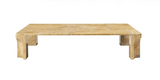 Gubi Doric Sofabord, 140x80 cm - Honey Amber Marble - Jacobsen Plus