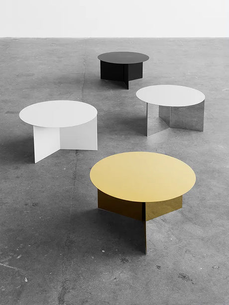 Slit Tisch von HAY - Round - Ø 45 x H 35,5 cm / Schwarz - Jacobsen Plus