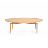 Slow Oval Couchtisch, Eiche von Stellar Works