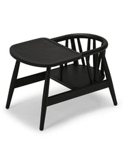 Smilla Toddler Stuhl, schwarz lackiert Eiche von Oaklings