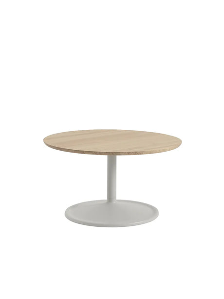 Soft Coffee Table, Ø75 von Muuto - Beige Green Laminat - Jacobsen Plus