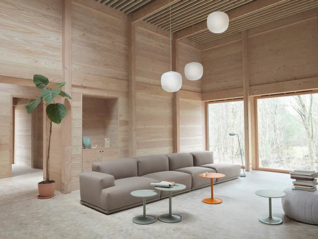 Connect Soft Modular 3 pers. Sofa, Kombination 1 von Muuto - Re-Wool 128 - Jacobsen Plus