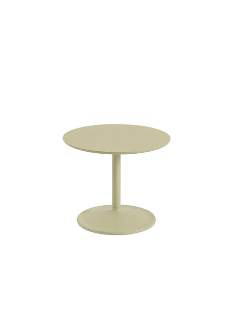Soft Side Table, Ø48/H40 von Muuto - Beige Green Laminat - Jacobsen Plus