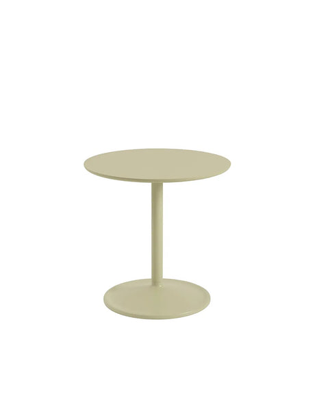 Soft Side Table, Ø48/H48 von Muuto - Beige Green Laminat - Jacobsen Plus