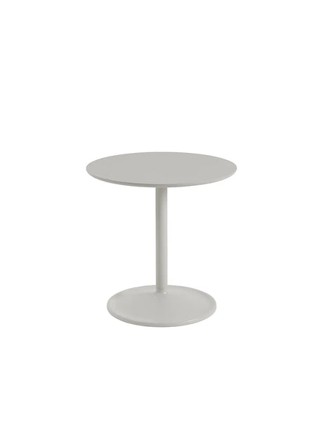 Soft Side Table, Ø48/H48 von Muuto - Graues Linoleum - Jacobsen Plus