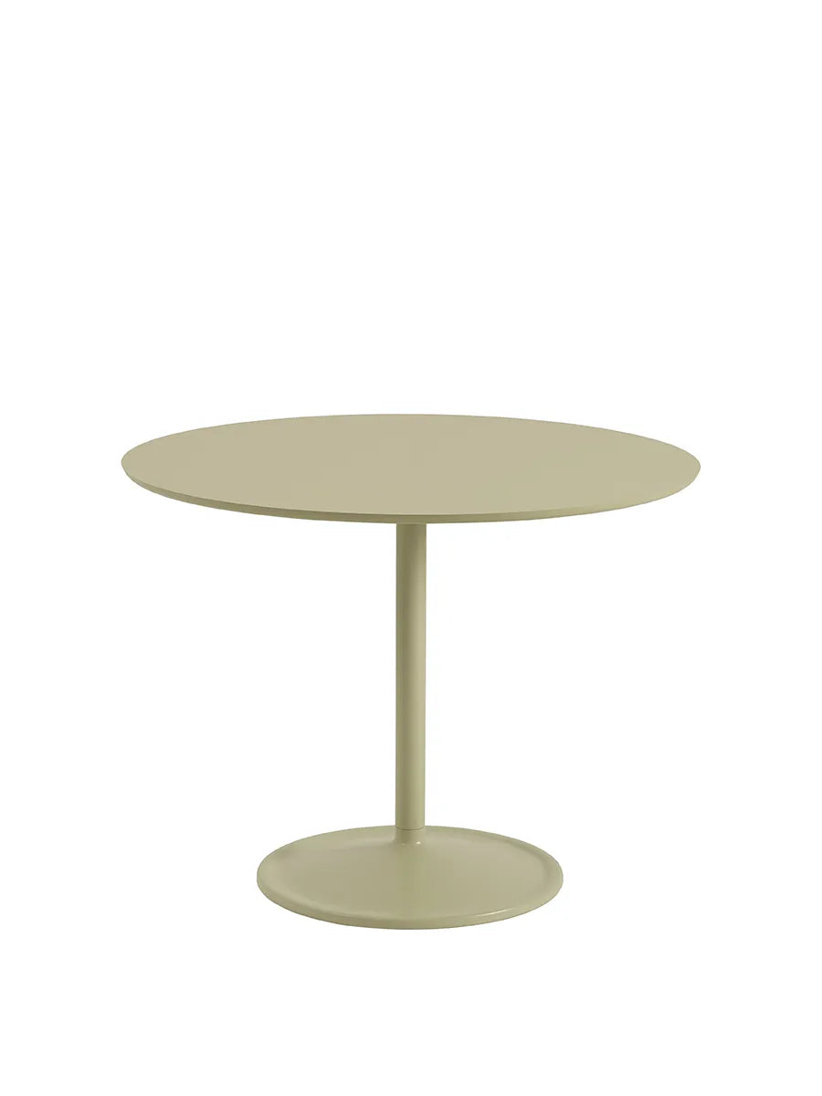 Soft Table, Ø95 fra Muuto - Beige Green Laminat - Jacobsen Plus