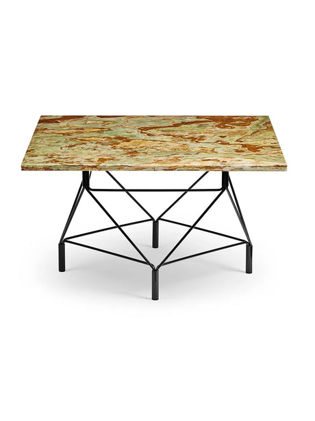 Spider Couchtisch 80 x 80 cm, schwarzes Gestell von Eilersen - Onyx - Jacobsen Plus