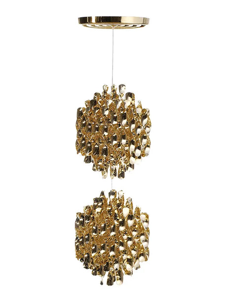 Spiral SP2 Hängelampe von Verner Panton - Gold - Jacobsen Plus