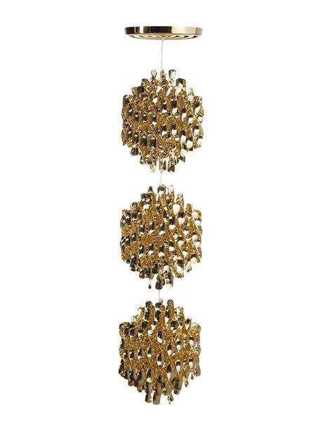 Spiral SP3 Hängeleuchte von Verner Panton - Gold - Jacobsen Plus