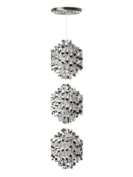 Spiral SP3 Hängeleuchte von Verner Panton - Silber - Jacobsen Plus