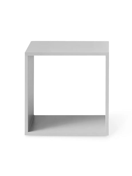 Stacked Regal, medium von Muuto - Hellgrau / Offen (ohne Rücken) - Jacobsen Plus