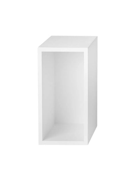 Stacked Regal, small fra Muuto - Weiß / Geschlossen (mit Rücken) - Jacobsen Plus