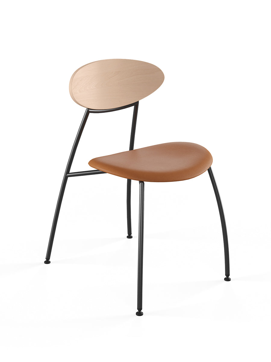 Stone Stuhl, cognac Leder von Naver Collection