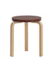 Limited edition Stool 60, Mahogany Brown von Artek