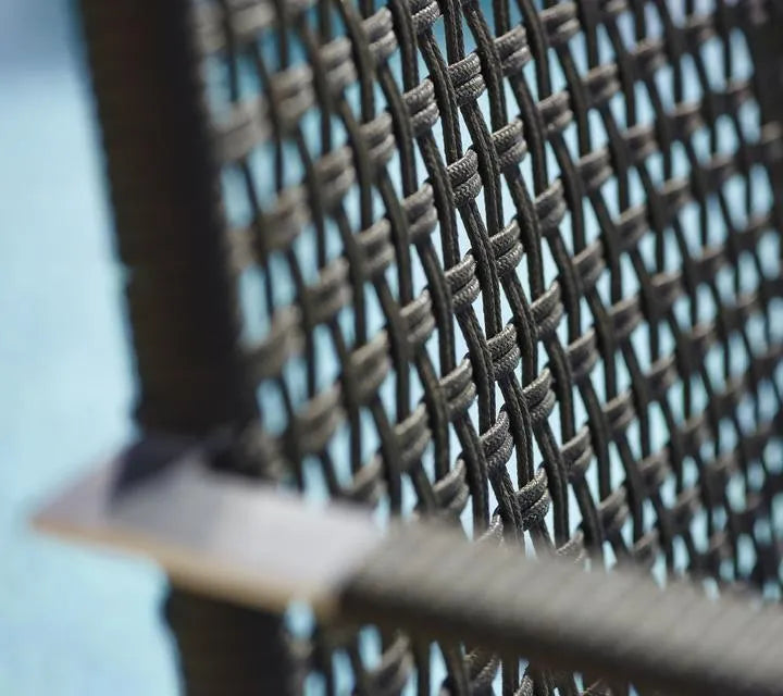 Straw Stol med Armlæn, rope fra Cane-line