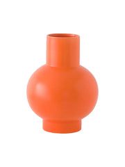 Strøm Vase, vibrant Orange von raawii