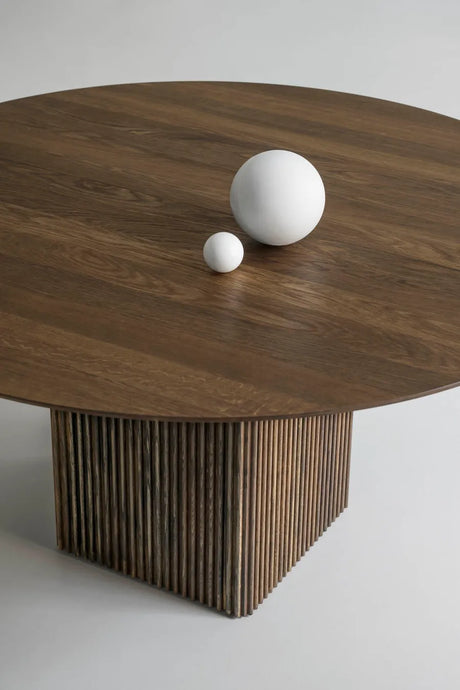 Ten Table Round von DK3 - Ø120 cm / Wilde Eiche - Jacobsen Plus