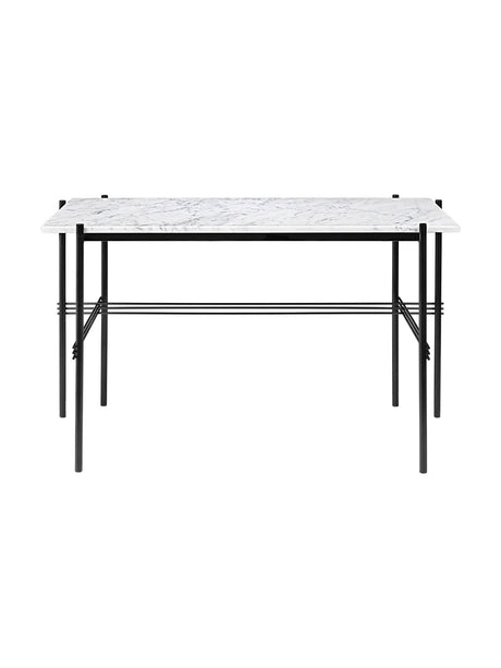 TS Desk 120x60 von GUBI - Weißer Carrara-Marmor - Jacobsen Plus