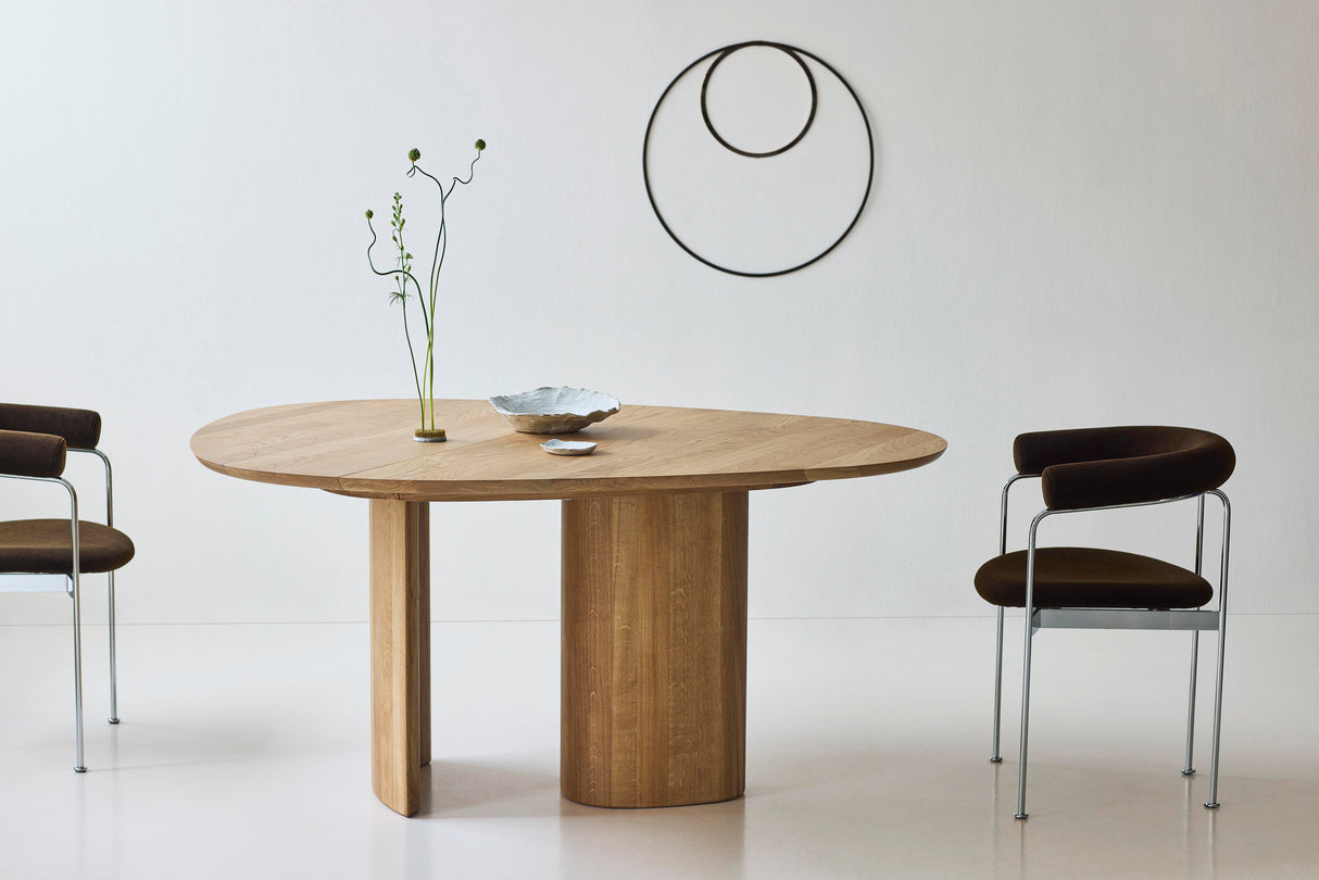 Tangent spisebord, rund Ø136 fra DK3 - 5 - Jacobsen Plus