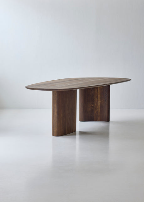Tangent Esstisch, rechteckig geölt geräucherte Eiche von DK3 - L240 x B110 x H72 cm - Jacobsen Plus