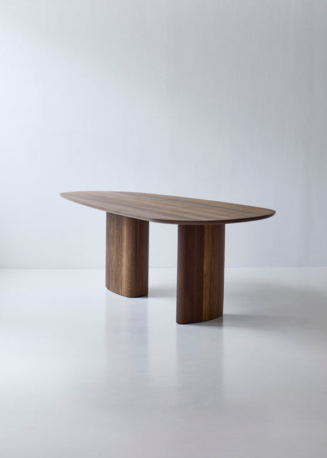 Tangent Esstisch, rechteckig geölt geräucherte Eiche von DK3 - L240 x B110 x H72 cm - Jacobsen Plus