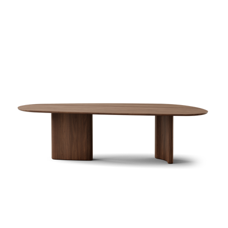 Tangent Esstisch, rechteckig lackiert Walnuss von DK3 - L240 x B110 x H72 cm - Jacobsen Plus