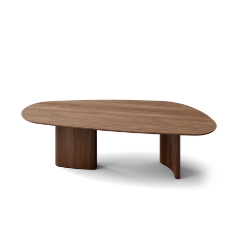 Tangent Esstisch, rechteckig lackiert Walnuss von DK3 - L240 x B110 x H72 cm - Jacobsen Plus