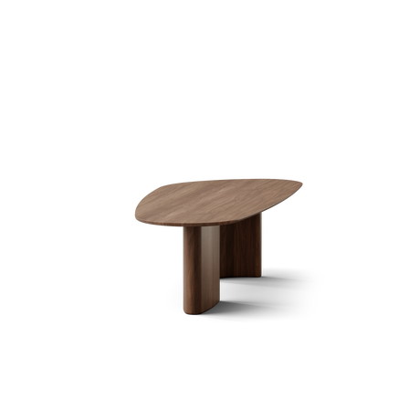 Tangent Esstisch, rechteckig lackiert Walnuss von DK3 - L240 x B110 x H72 cm - Jacobsen Plus