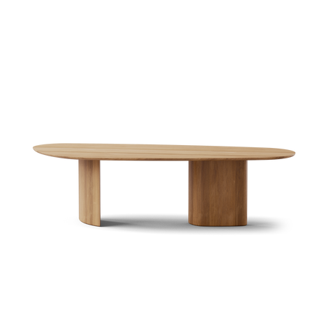 Tangent Esstisch, rechteckig lackiert Eiche von DK3 - L240 x B110 x H72 cm - Jacobsen Plus