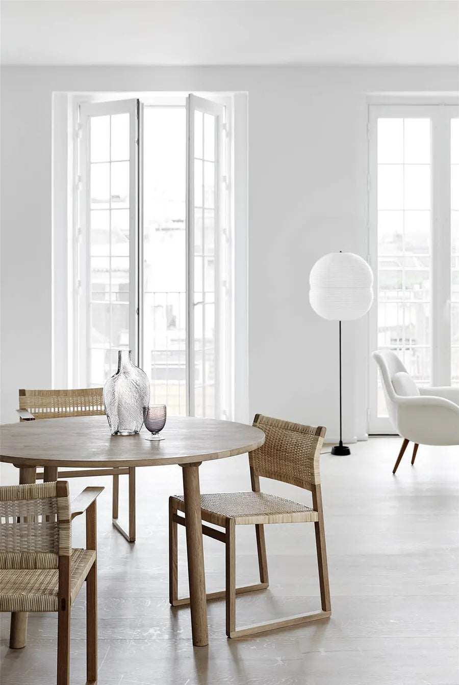 BM61 Stuhl, Rattan-Geflecht af Børge Mogensen - 5 - Jacobsen Plus