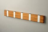 KNAX Lite 5 von LoCa - Teak / Ölbehandelt – graue Haken - Jacobsen Plus
